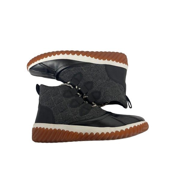 Skechers Shoes - Skechers Jagged Pond Moodspace Black Charcoal Duck Boots Size Womens US 8
